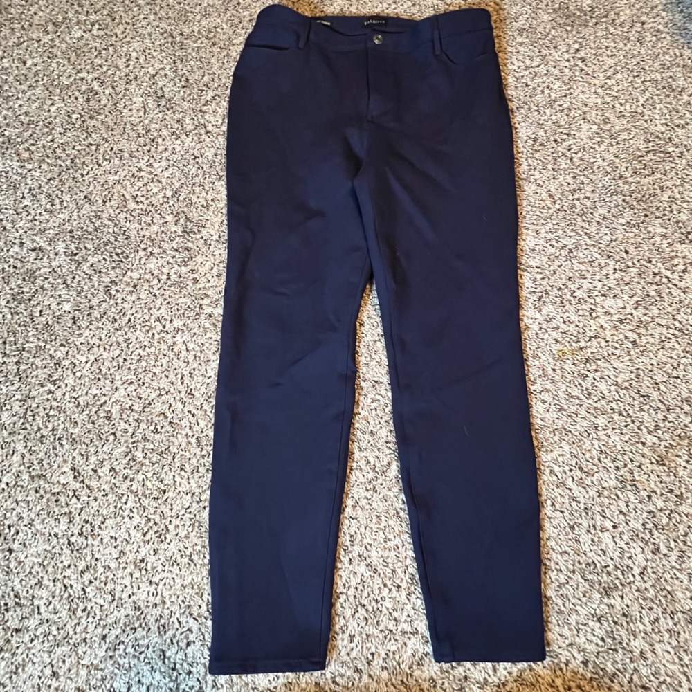 Talbots Soho 5-Pocket Jeggings Navy Blue Slim Leg Stretch‎ Pants Womens 10P